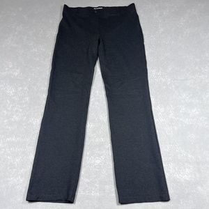 Betabrand Pants Womens XL Long Gray Straight Leg Stretch Nylon Blend Size 0749